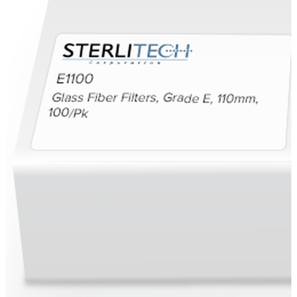 Grade E Borosilicate Glass Microfiber, 110mm, 100/Pk